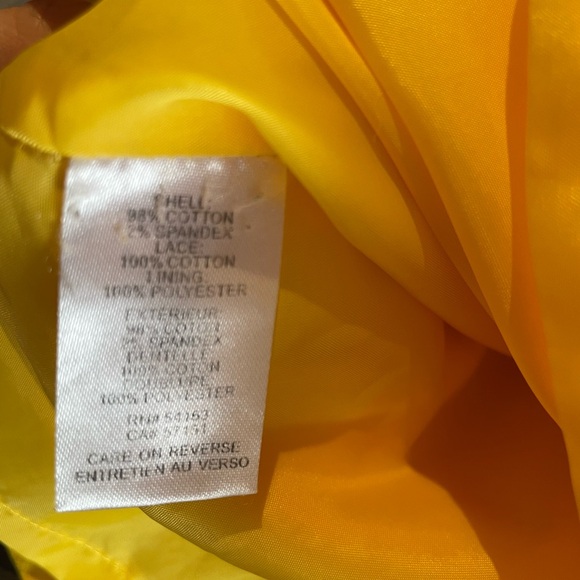 Calvin Klein yellow sleeveless dress, size 2 - Picture 9 of 10